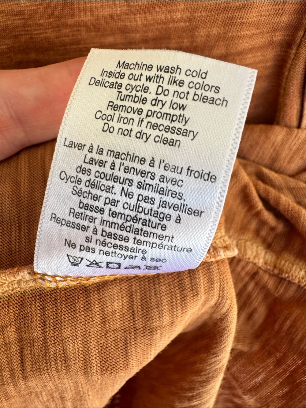 Veronica Beard Rust/Tan Slub Sleeveless Tank - Picture 4 of 11